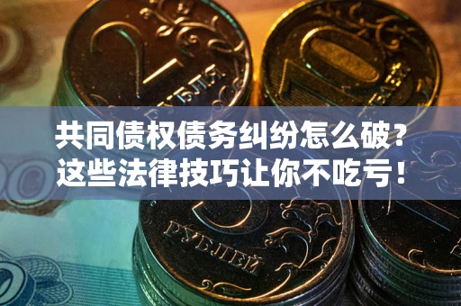 济南共同债权债务纠纷怎么破？这些法律技巧让你不吃亏！