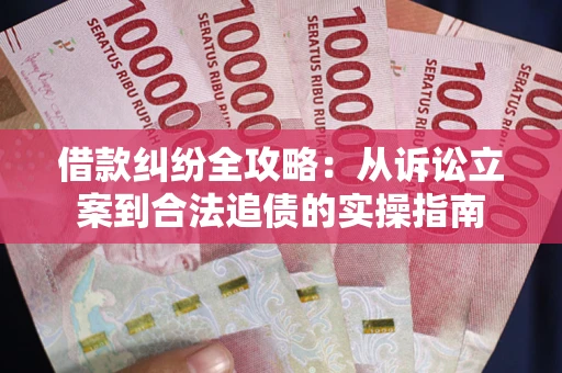 济南借款纠纷全攻略：从诉讼立案到合法追债的实操指南