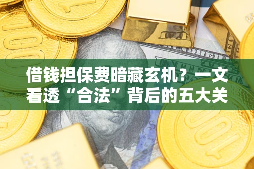 济南借钱担保费暗藏玄机？一文看透“合法”背后的五大关键陷阱