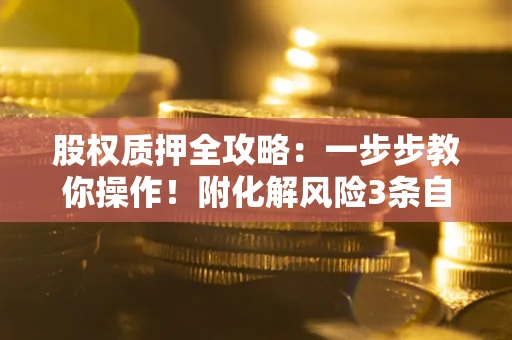 济南股权质押全攻略：一步步教你操作！附化解风险3条自救法则