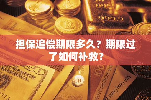 济南担保追偿期限多久？期限过了如何补救？