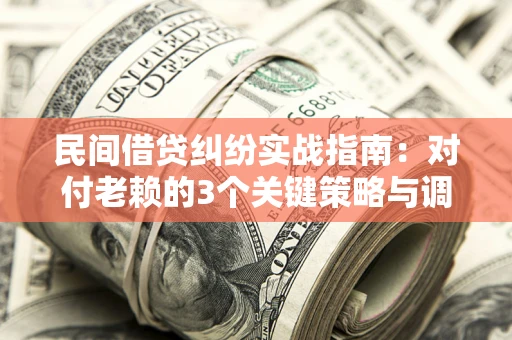 济南民间借贷纠纷实战指南：对付老赖的3个关键策略与调解盲区解析