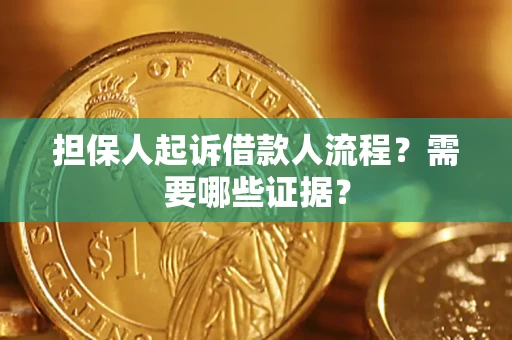 济南担保人起诉借款人流程?需要哪些证据? 济南担保人起诉借款人流程?需要哪些证据?