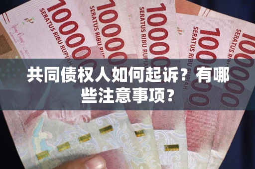 济南共同债权人如何起诉？有哪些注意事项？